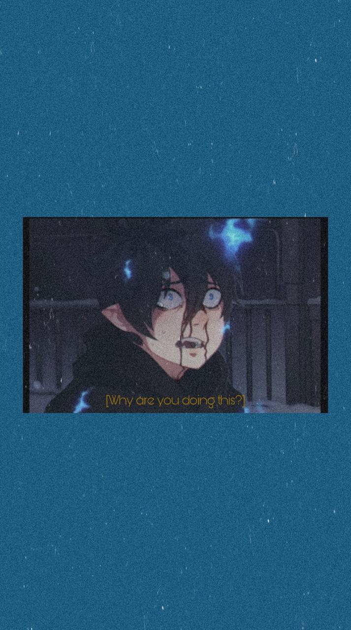 Blue Anime Aesthetic Boy Animated gif uploaded by sofiahalbof