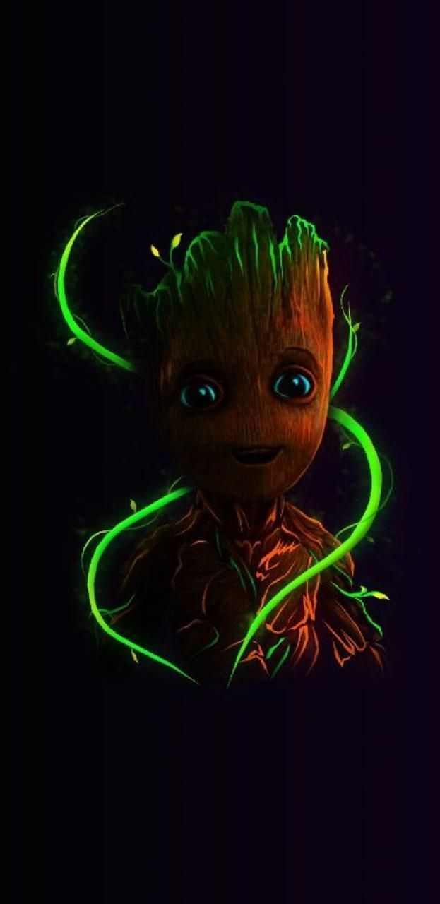 Baby Yoda And Groot Wallpapers Wallpaper Cave