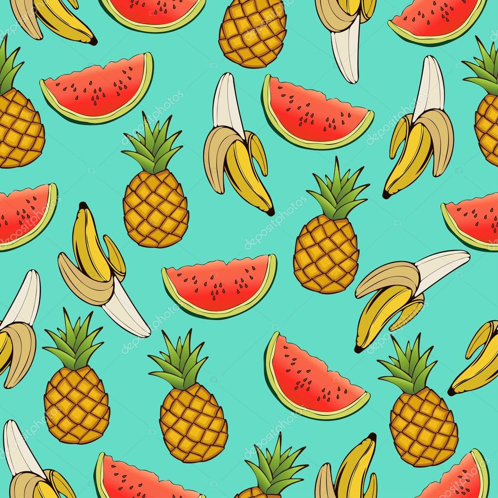 Cartoon Fruit Wallpapers Wallpaper Cave