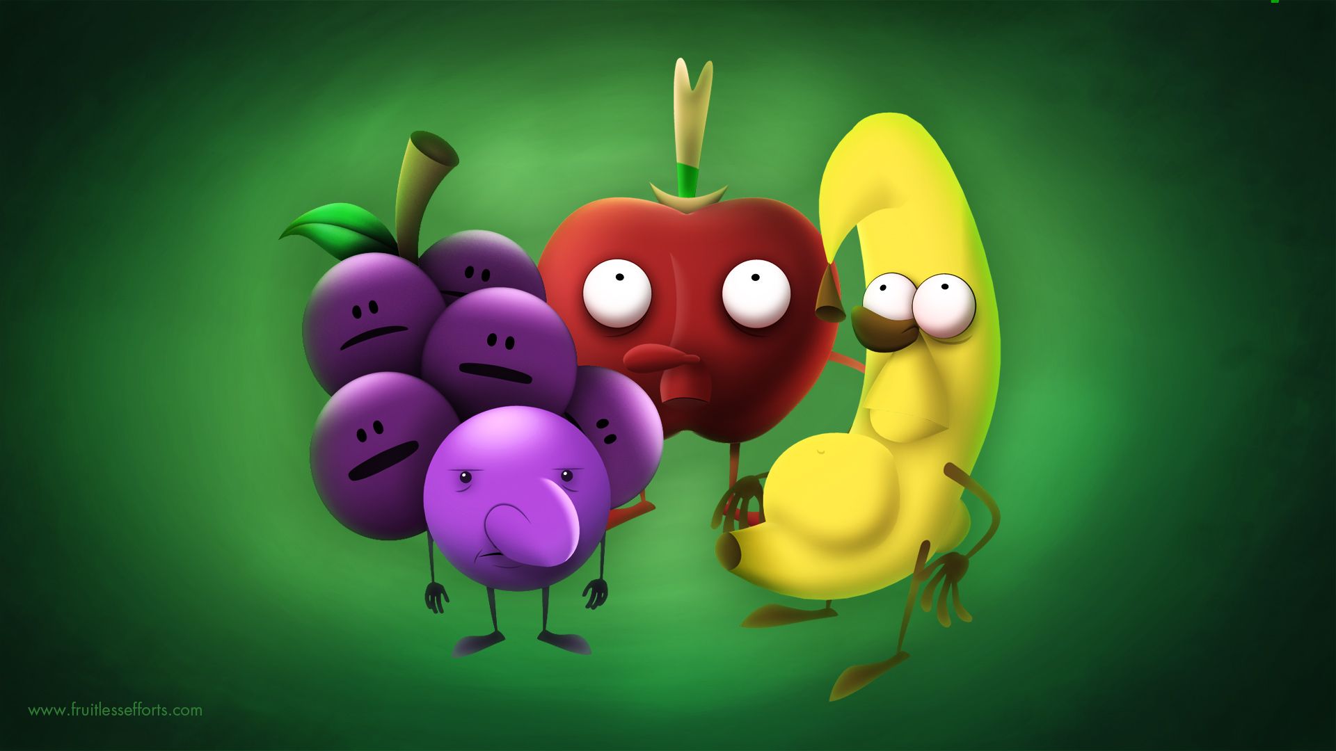 Cartoon Fruit Wallpapers Wallpaper Cave