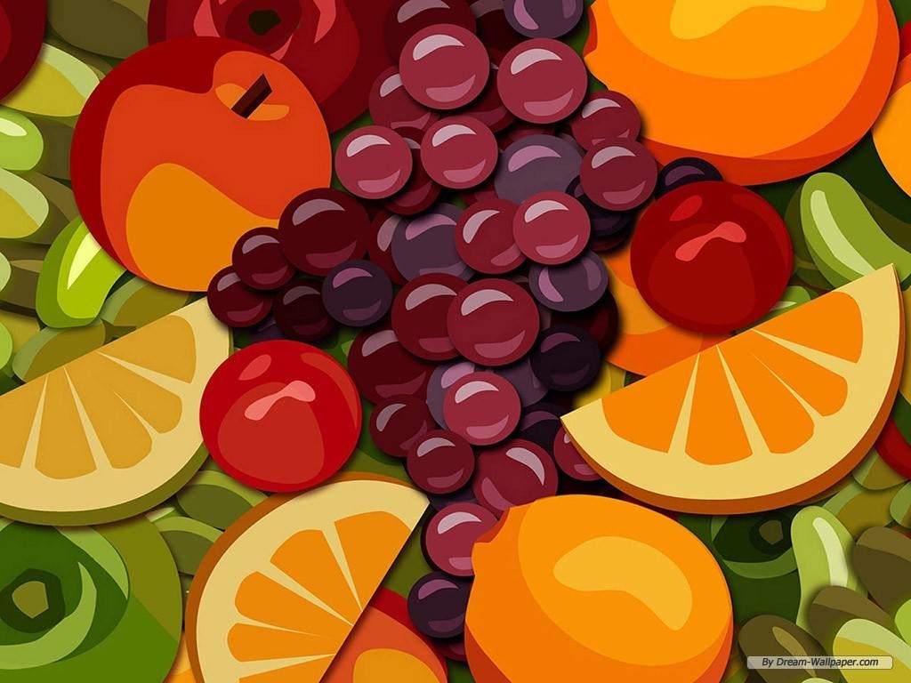 Cartoon Fruit Wallpapers Wallpaper Cave