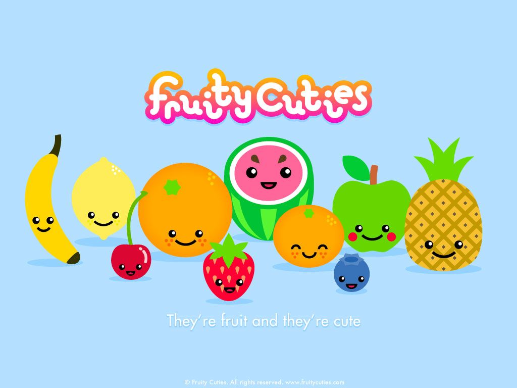 Cartoon Fruit Wallpapers Wallpaper Cave