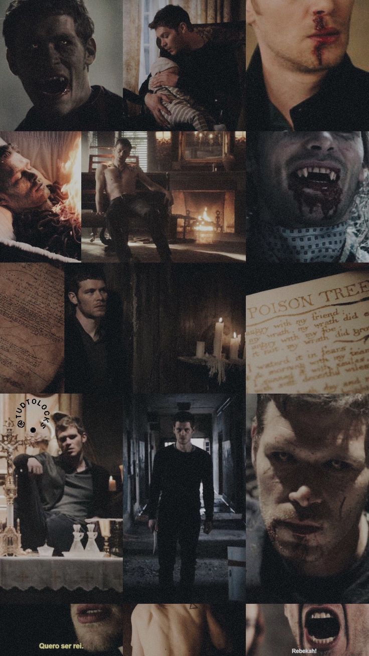 Aesthetic Collage Vampire Diaries Wallpapers Wallpaper Cave