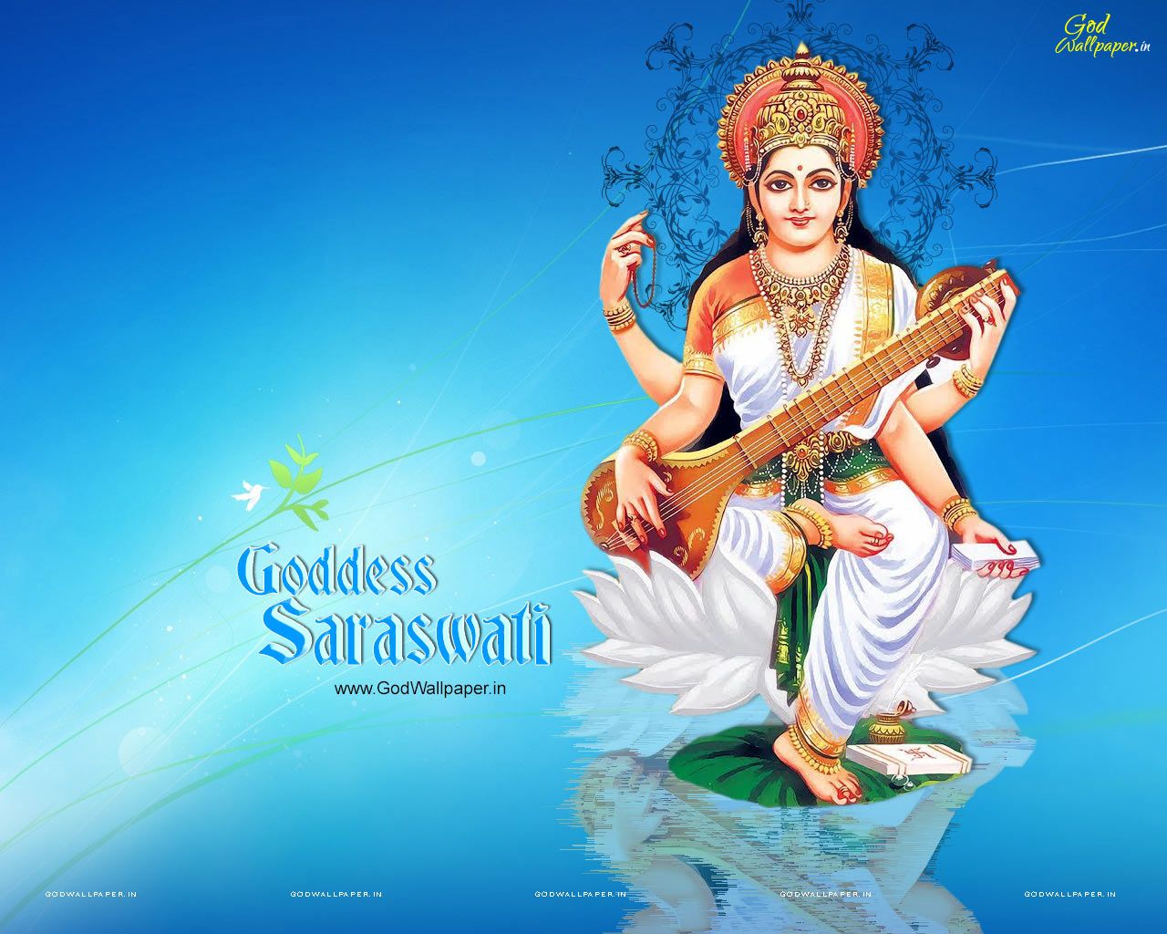 Lord Saraswati Wallpapers Wallpaper Cave