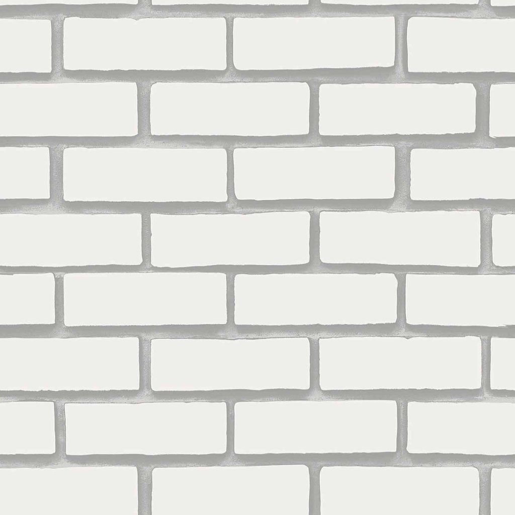White Brick Wallpaper Design