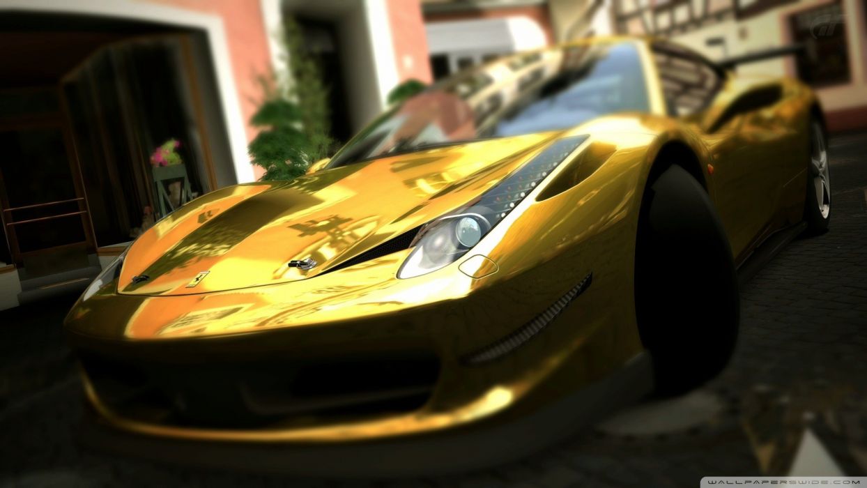 Gold Ferrari Wallpapers Wallpaper Cave