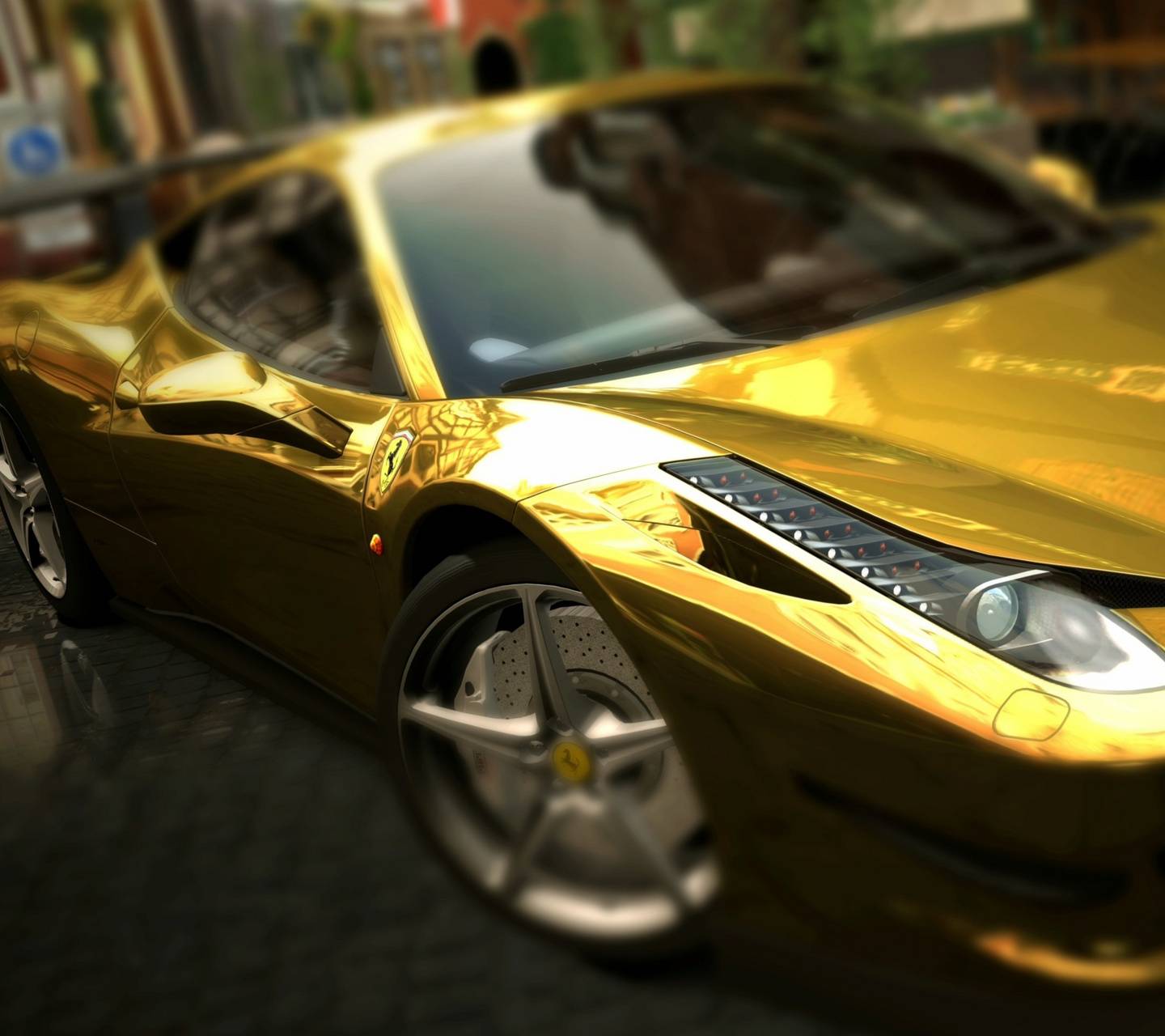 Gold Ferrari Wallpapers Wallpaper Cave