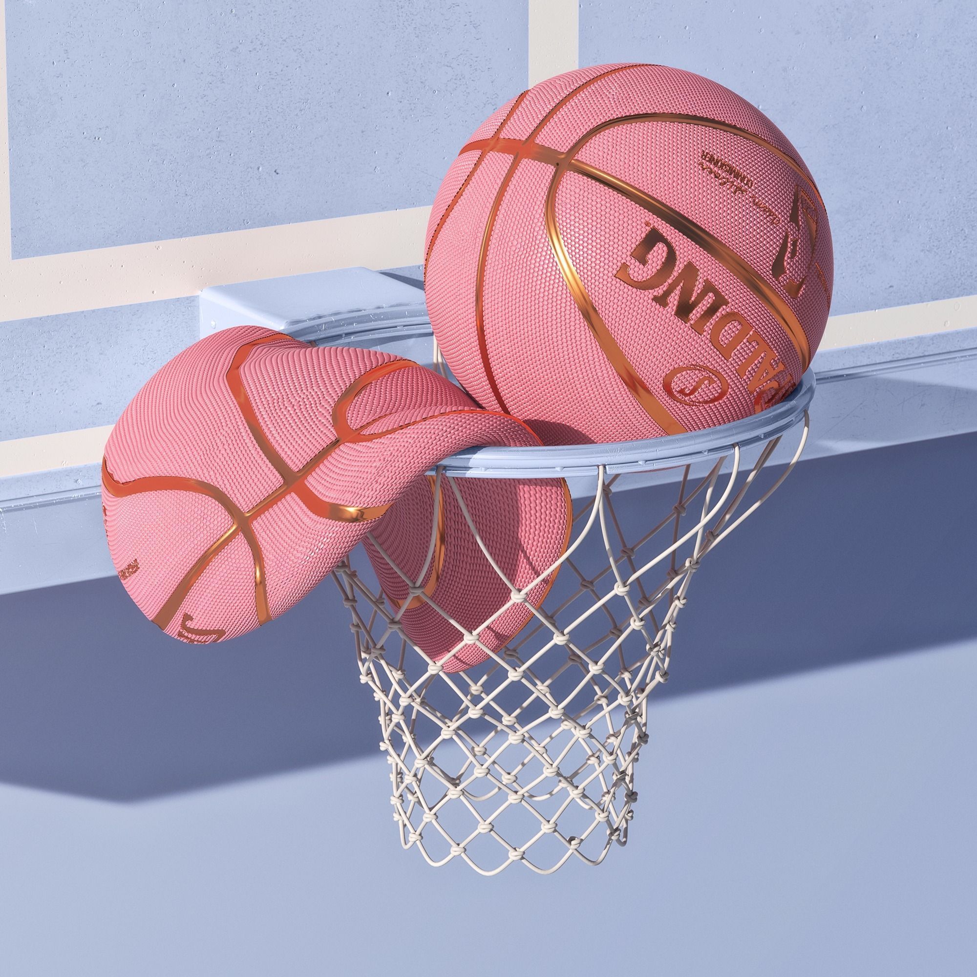 Pink Basketball Wallpapers Wallpaper Cave