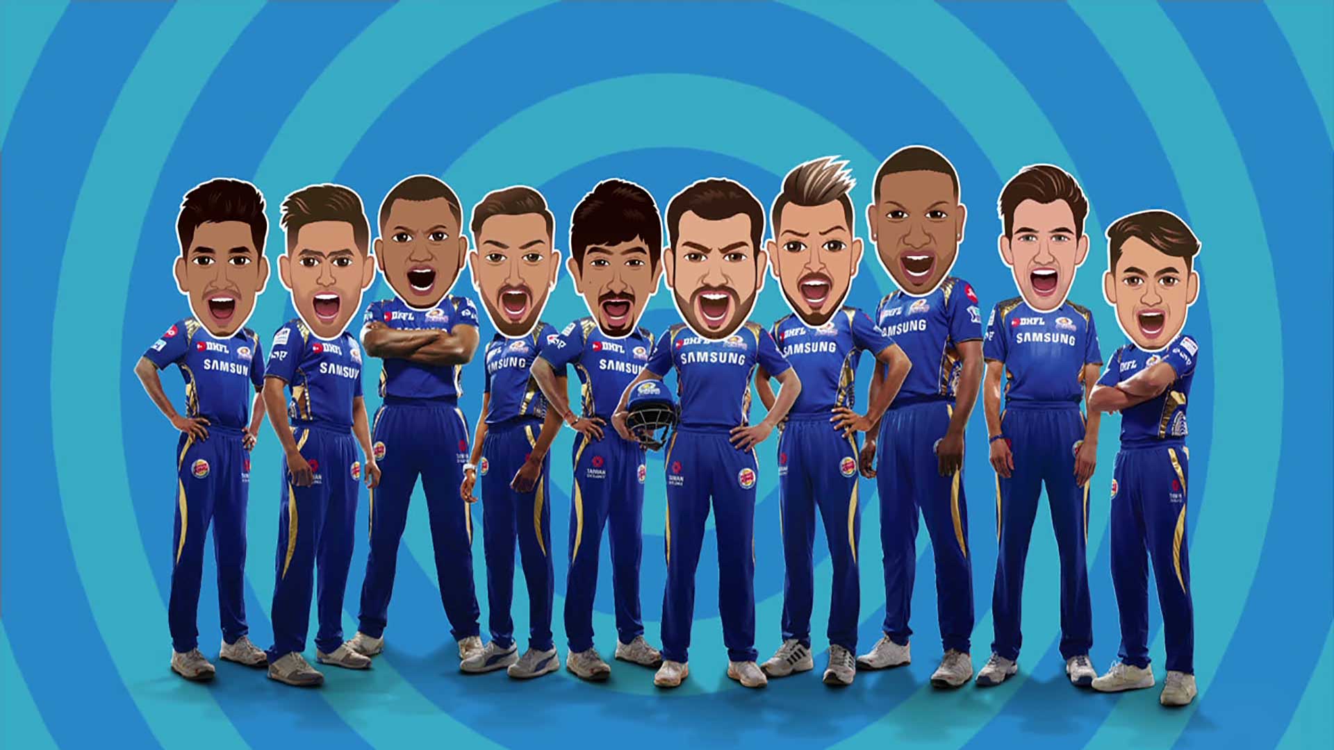 Mumbai Indians 2023 Team Wallpapers Wallpaper Cave