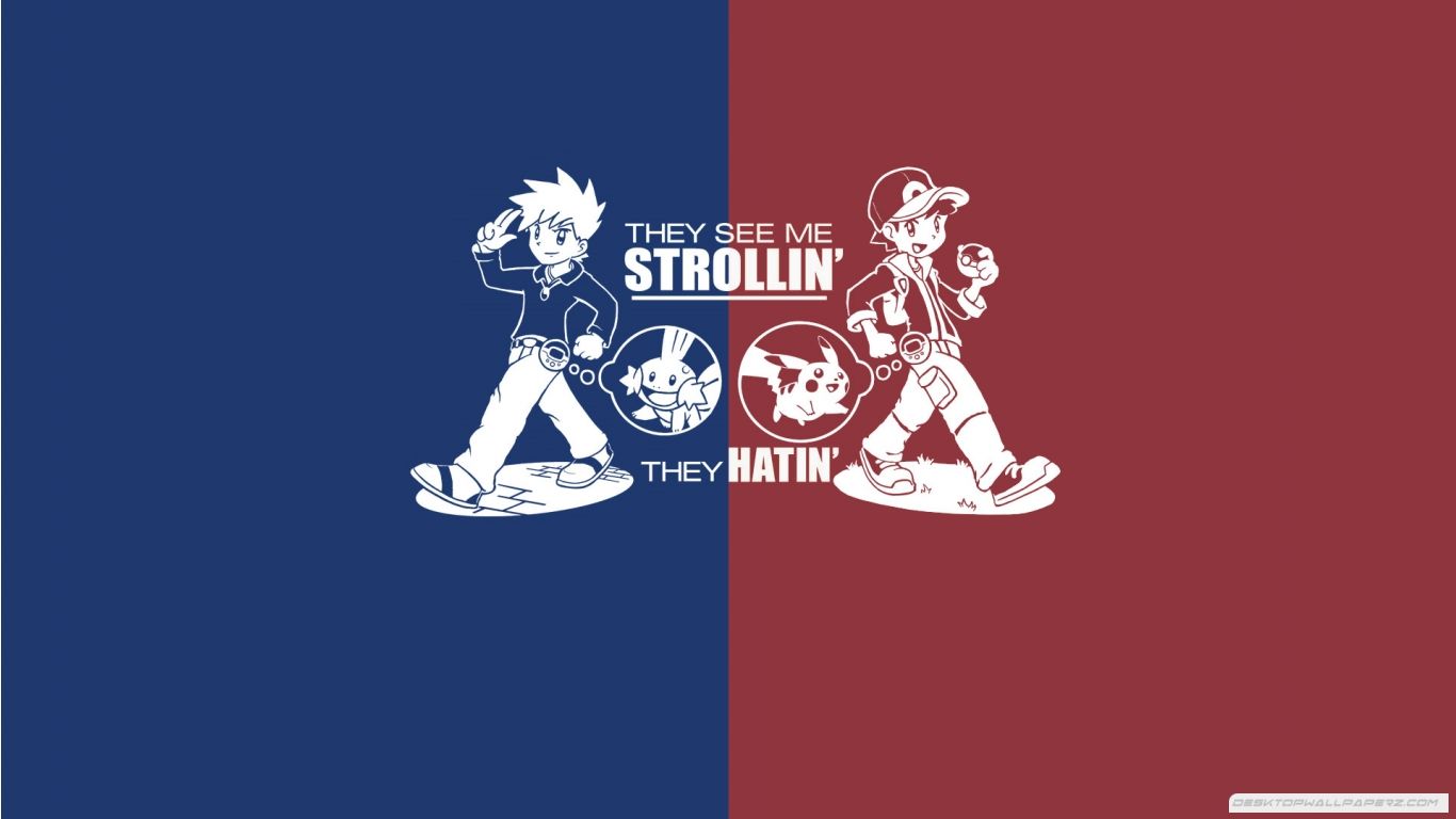 Red X Blue Pokémon Wallpapers Wallpaper Cave