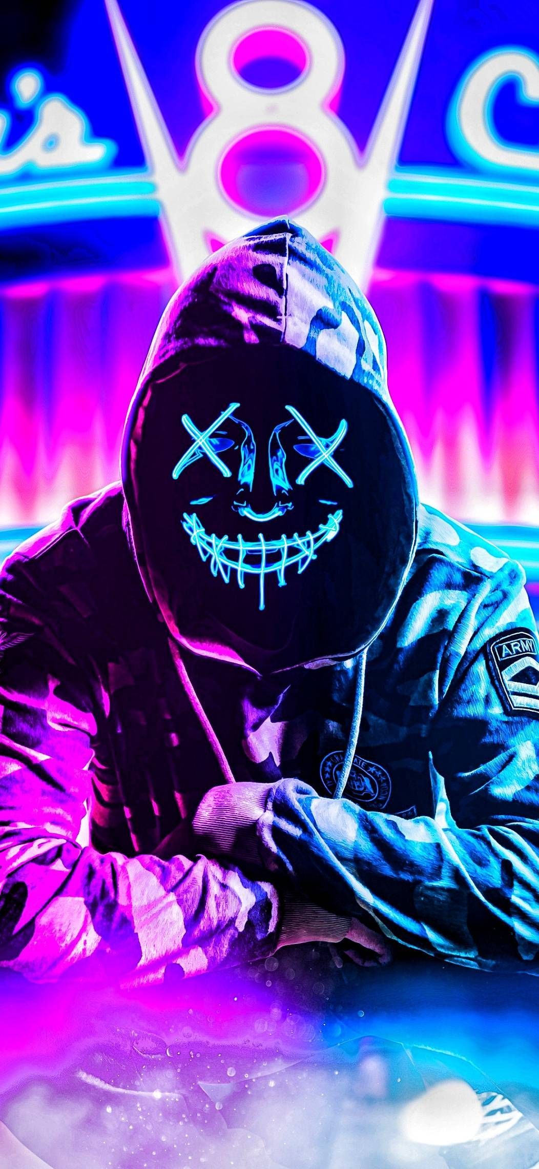 Neon Joker Wallpapers Wallpaper Cave