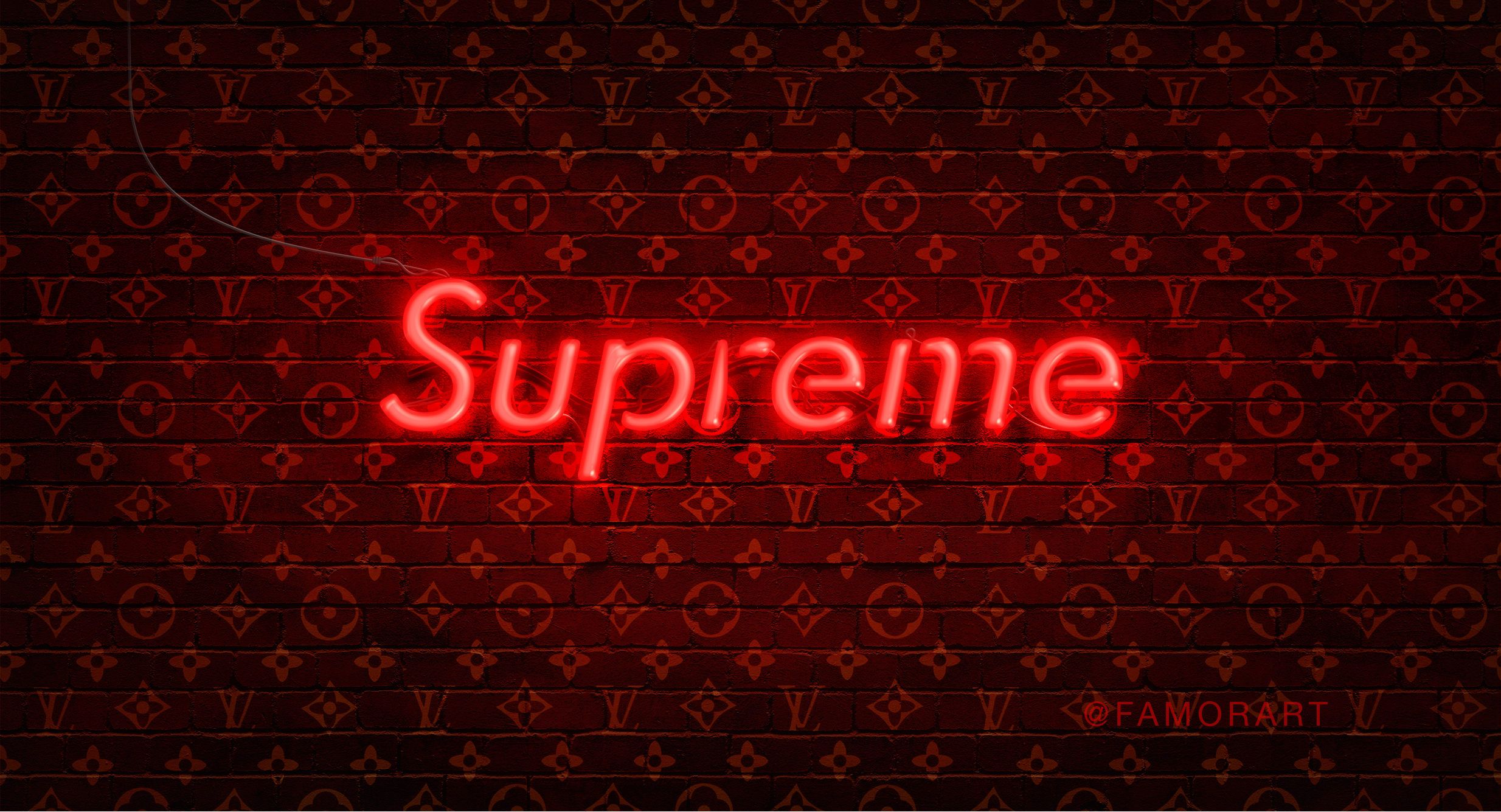 Supreme Logo Wallpaper