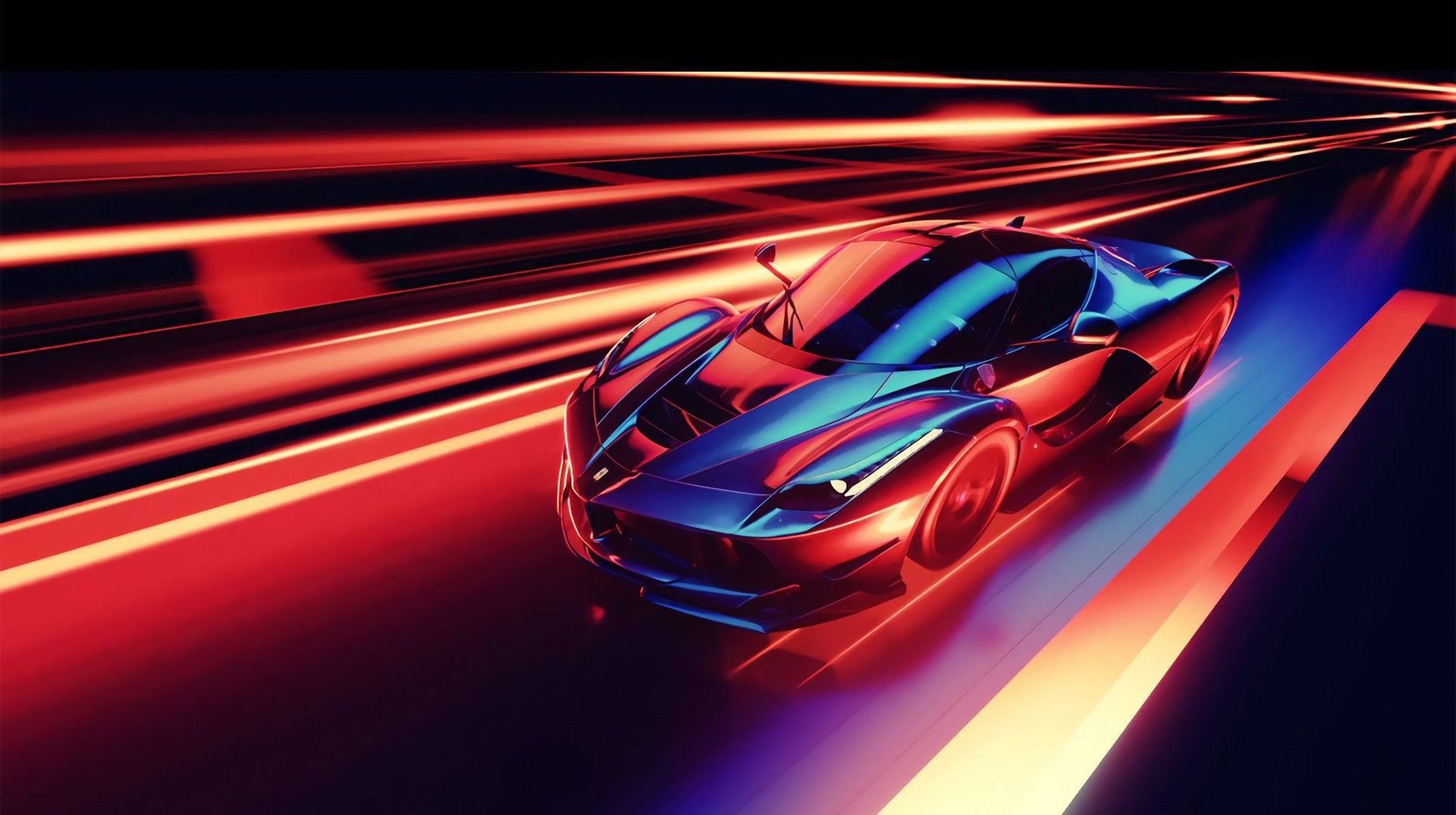 Neon Ferrari Wallpapers Wallpaper Cave