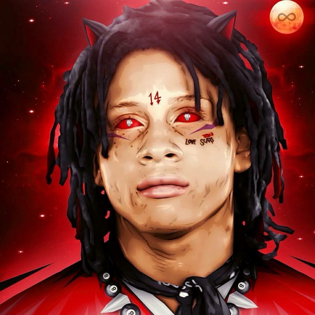 Trippie Redd Cartoon Wallpapers Wallpaper Cave