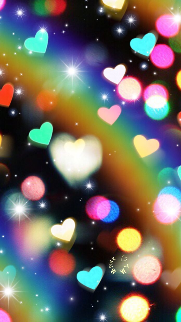 Rainbow Hearts Wallpapers Wallpaper Cave