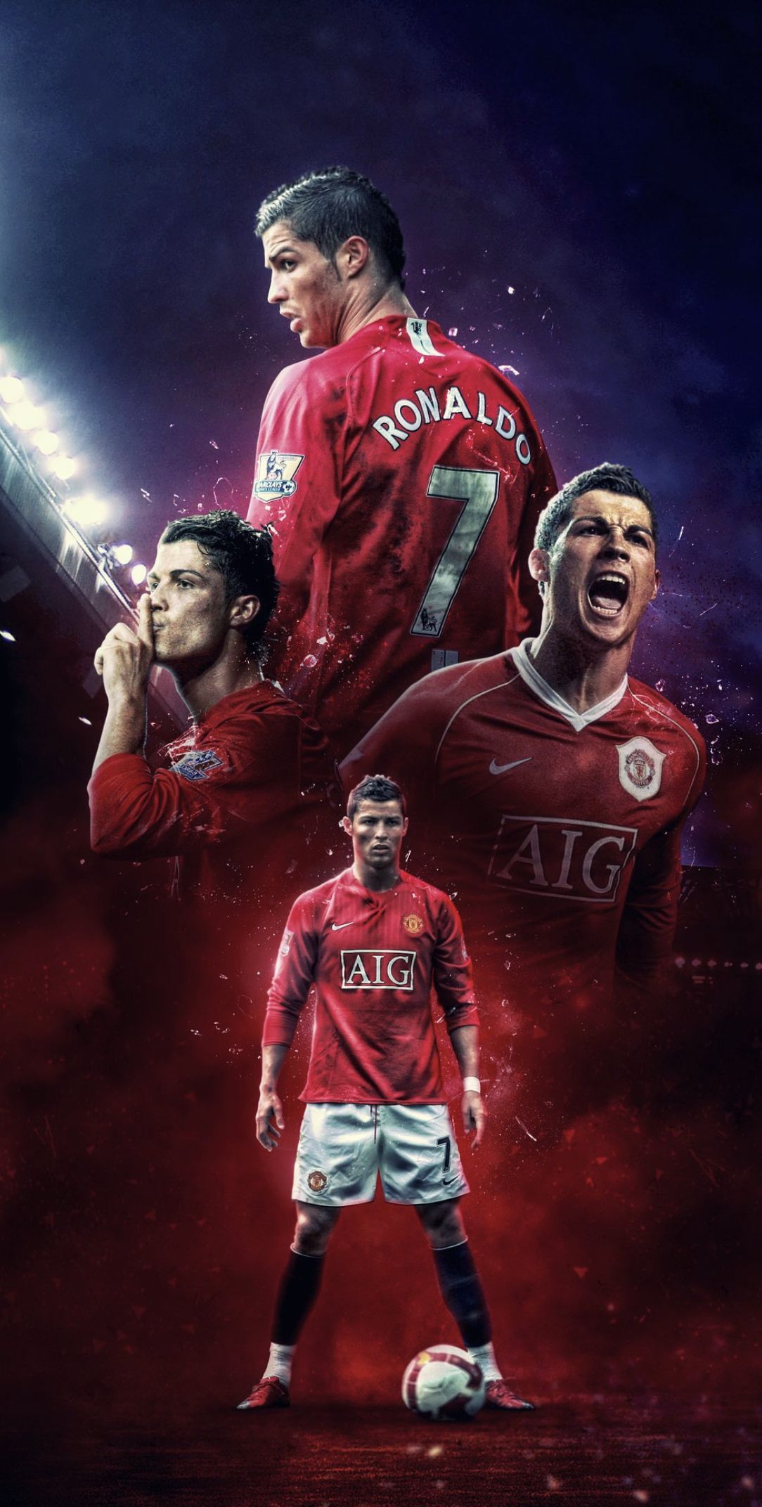 Ronaldo Man Utd Wallpapers Wallpaper Cave