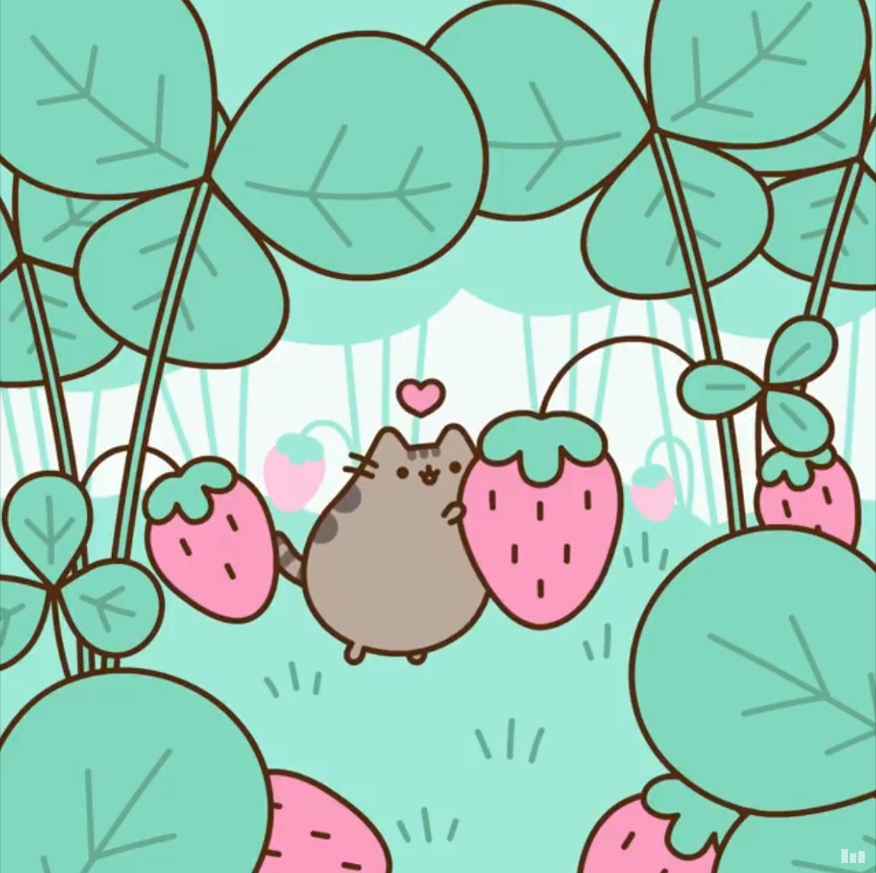 Strawberry Cat Wallpapers Wallpaper Cave