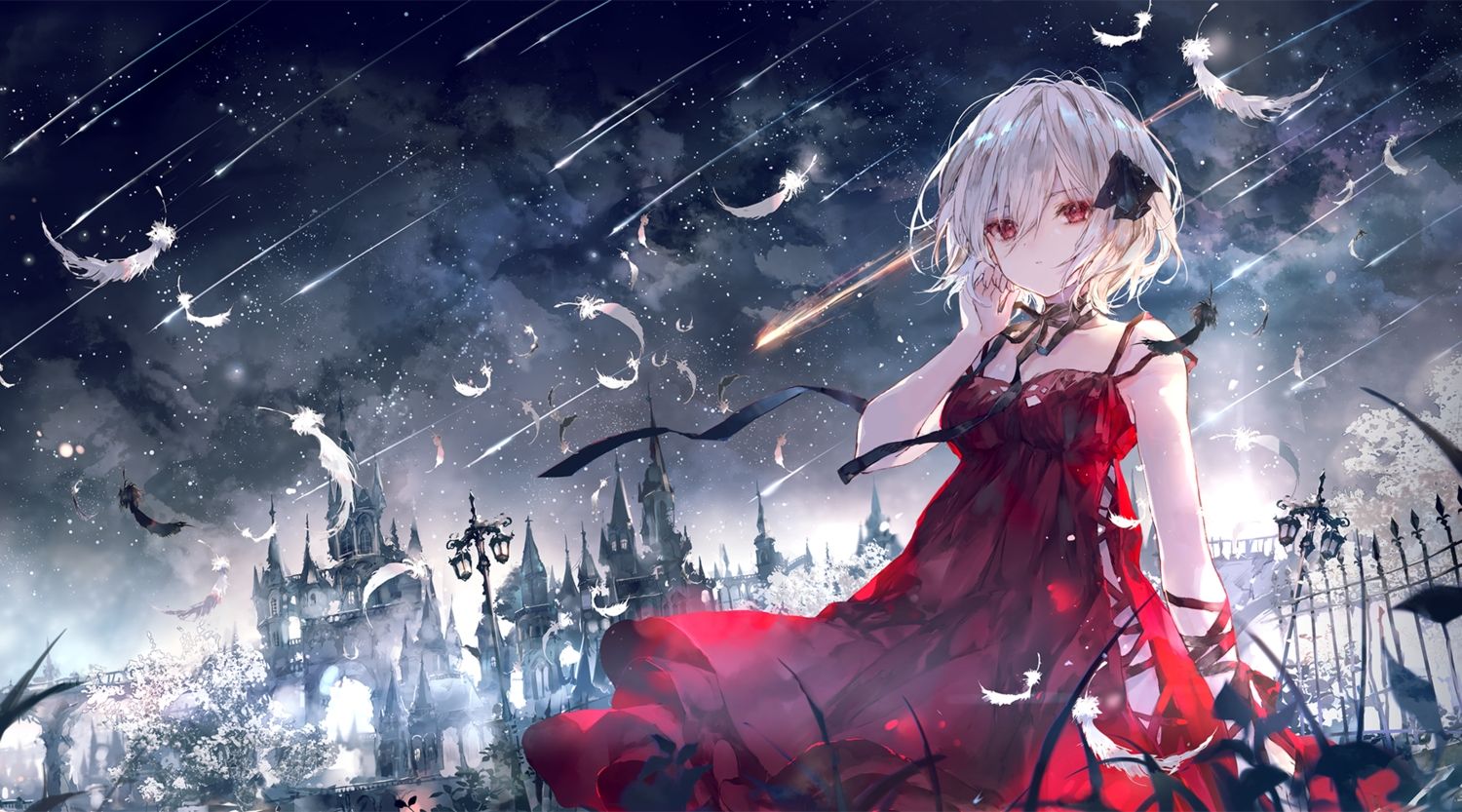 Red And White Anime Wallpapers Wallpaper Cave