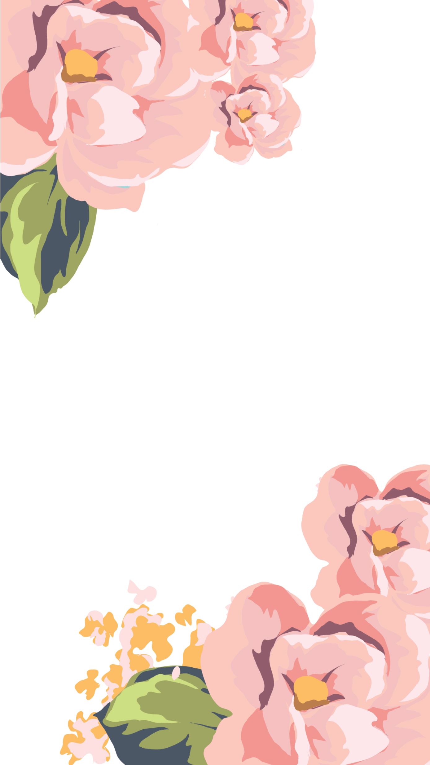 Cartoon Flower Wallpapers Wallpaper Cave