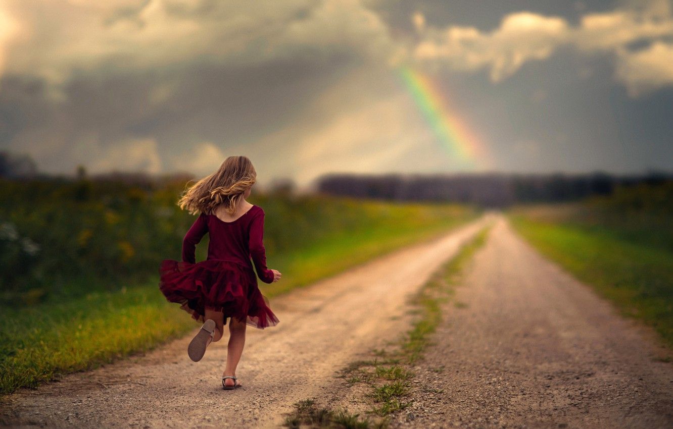 Rainbow Girl Wallpapers Wallpaper Cave
