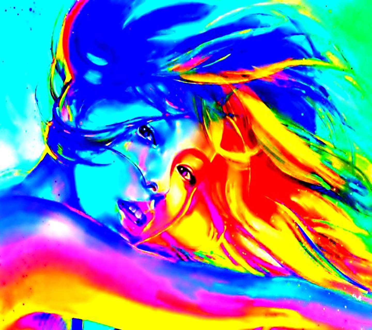 Rainbow Girl Wallpapers Wallpaper Cave