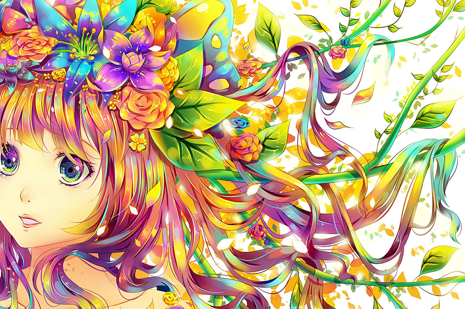 Rainbow Girl Wallpapers Wallpaper Cave