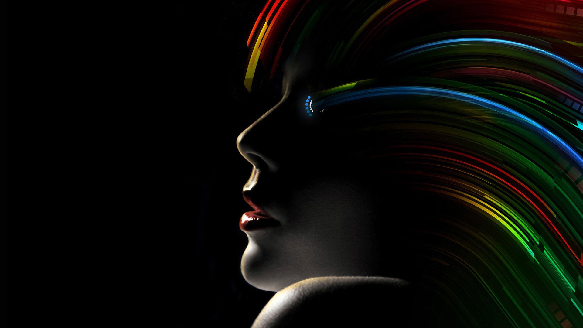 Rainbow Girl Wallpapers Wallpaper Cave