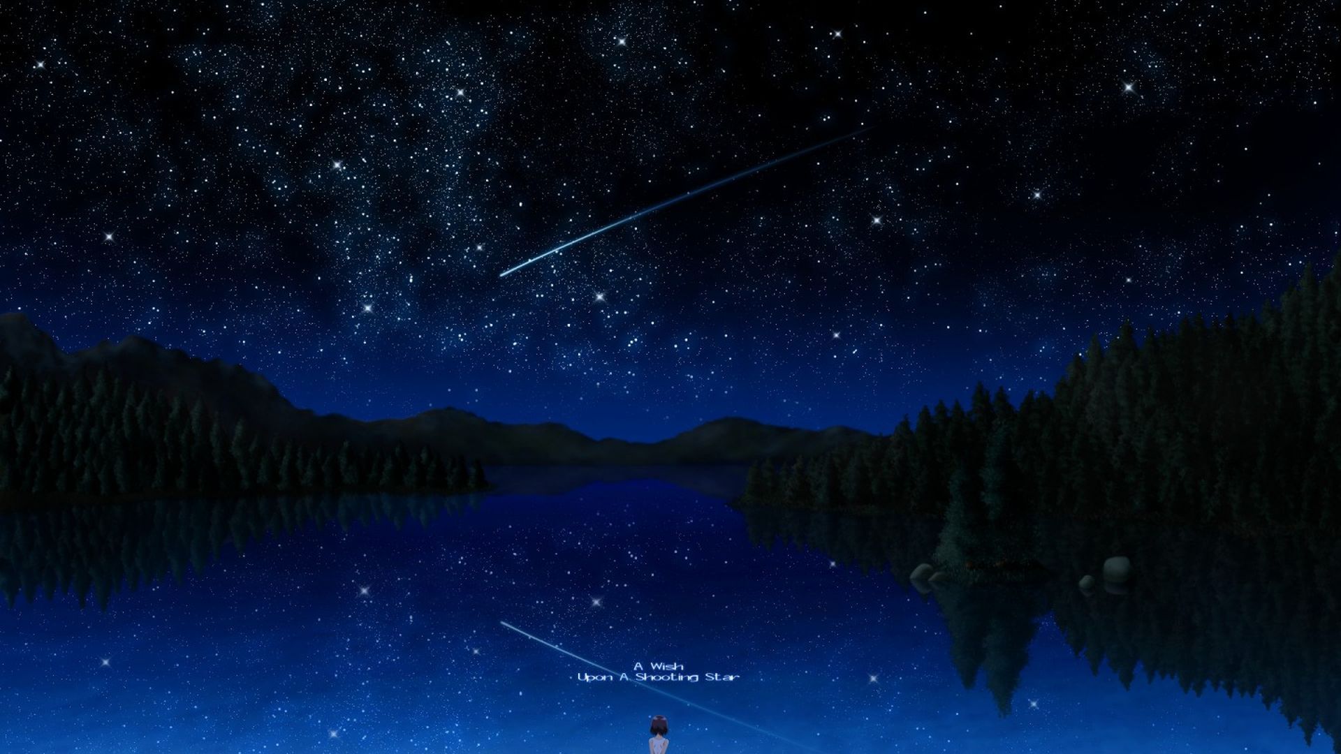 Dark Blue Anime Wallpapers Wallpaper Cave