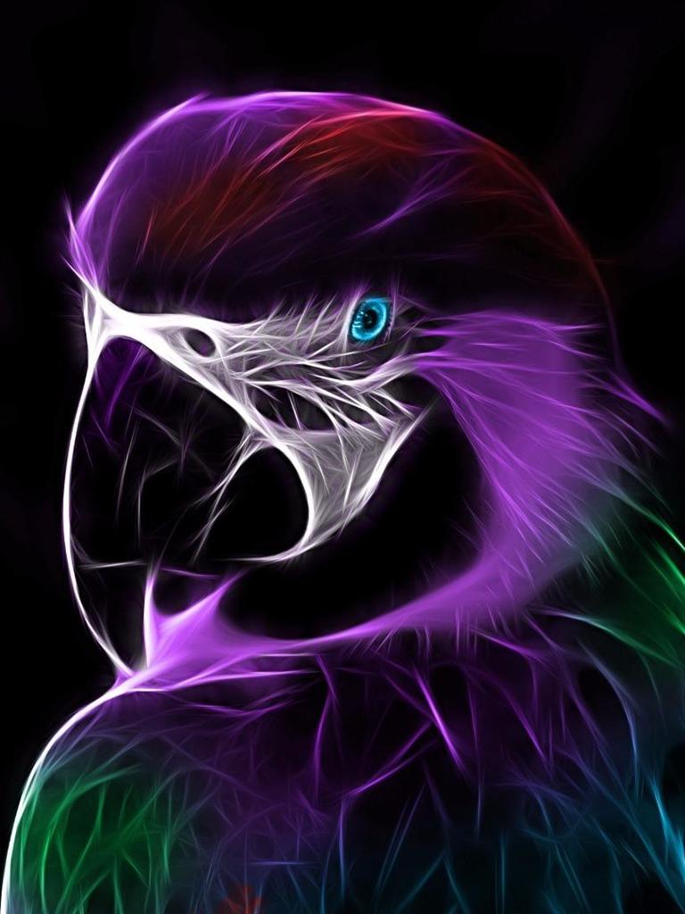 Neon Animal Wallpapers Wallpaper Cave