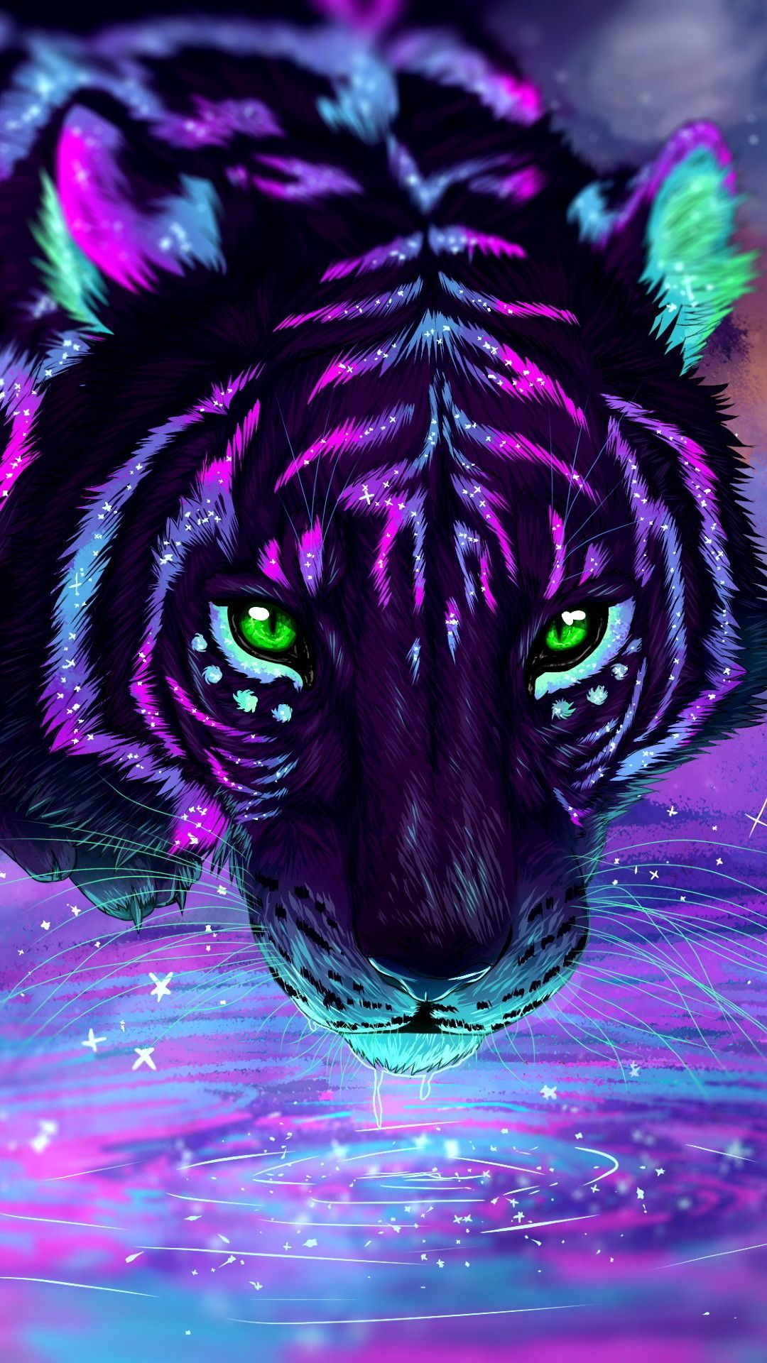 Neon Animal Wallpapers Wallpaper Cave