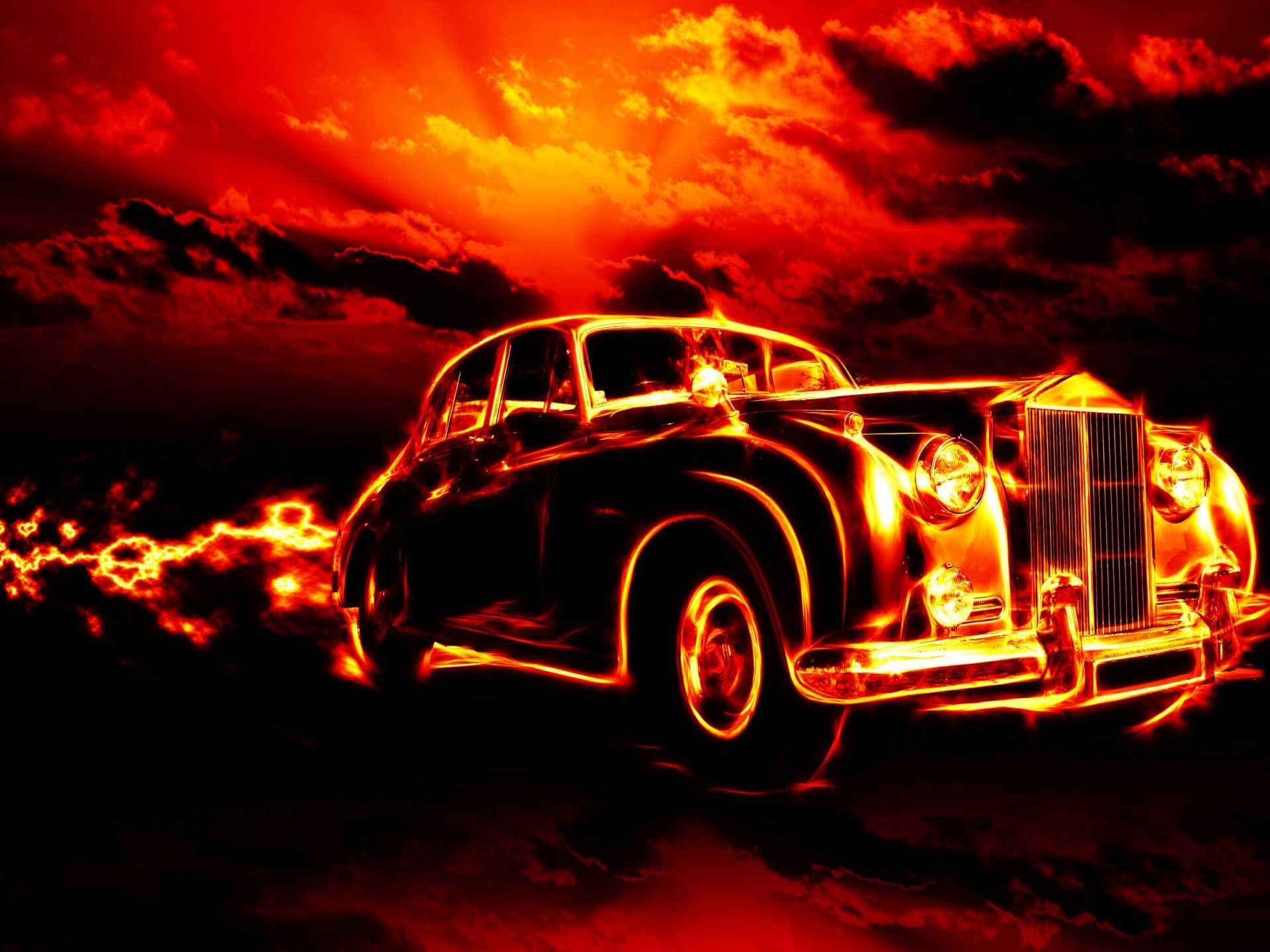 Car Fire Wallpapers Wallpaper Cave