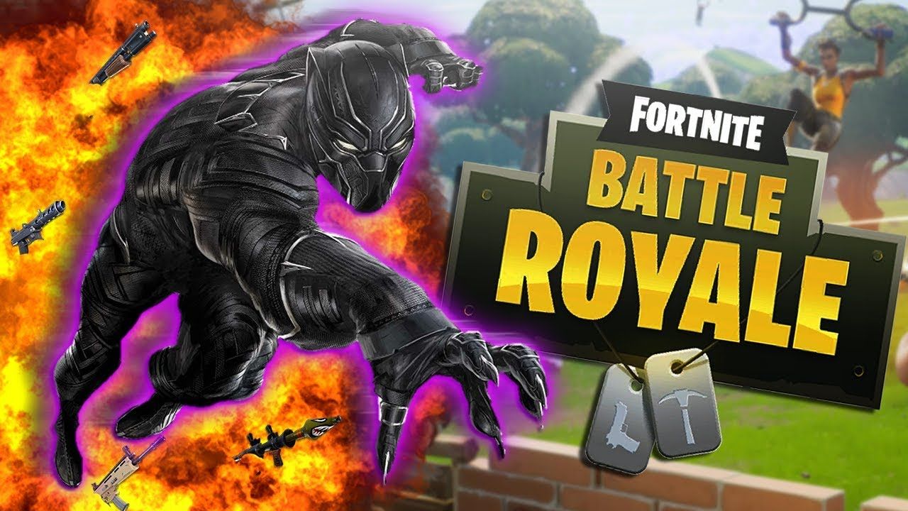 Black Panther In Fortnite Wallpapers Wallpaper Cave