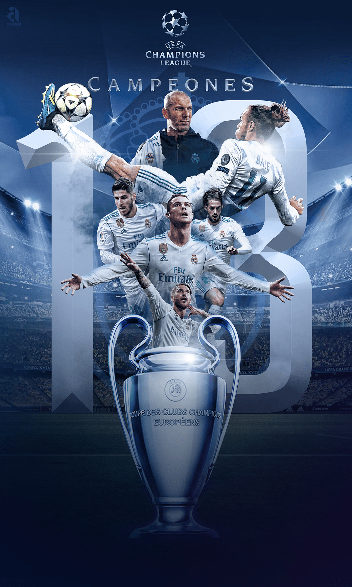 Real Madrid Champions League Wallpapers Wallpaper Cave