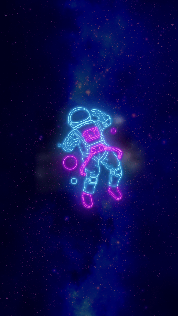 Neon Space Wallpapers Wallpaper Cave