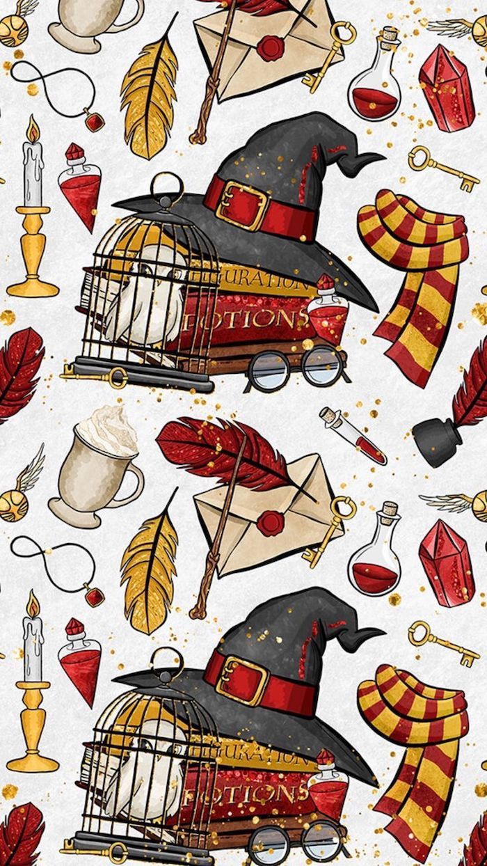 Harry Potter Collage Wallpapers Wallpaper Cave