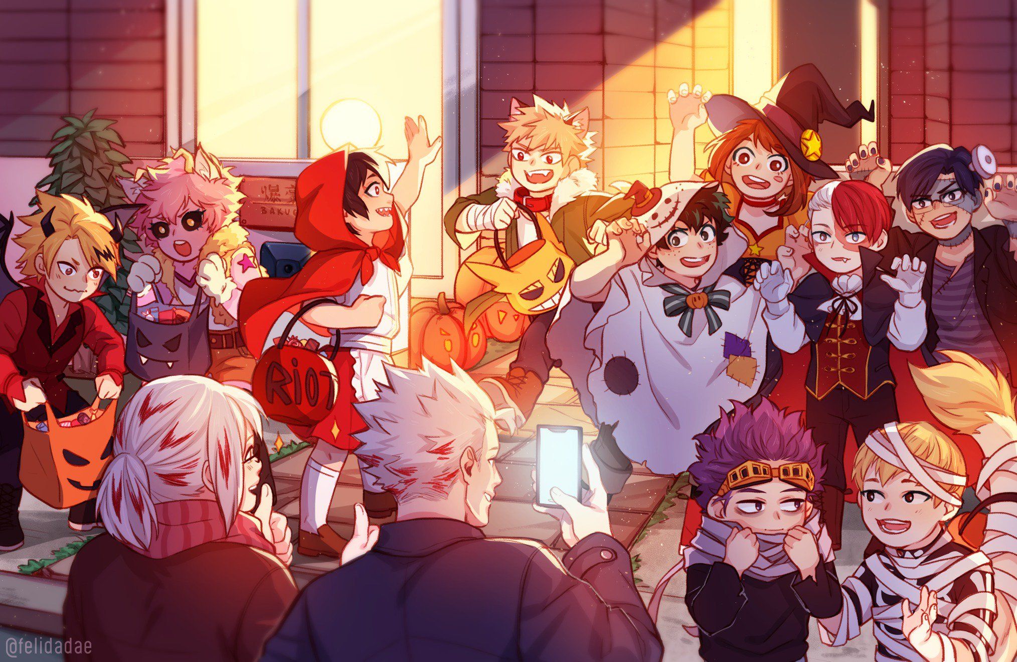 BNHA Halloween Wallpapers Wallpaper Cave