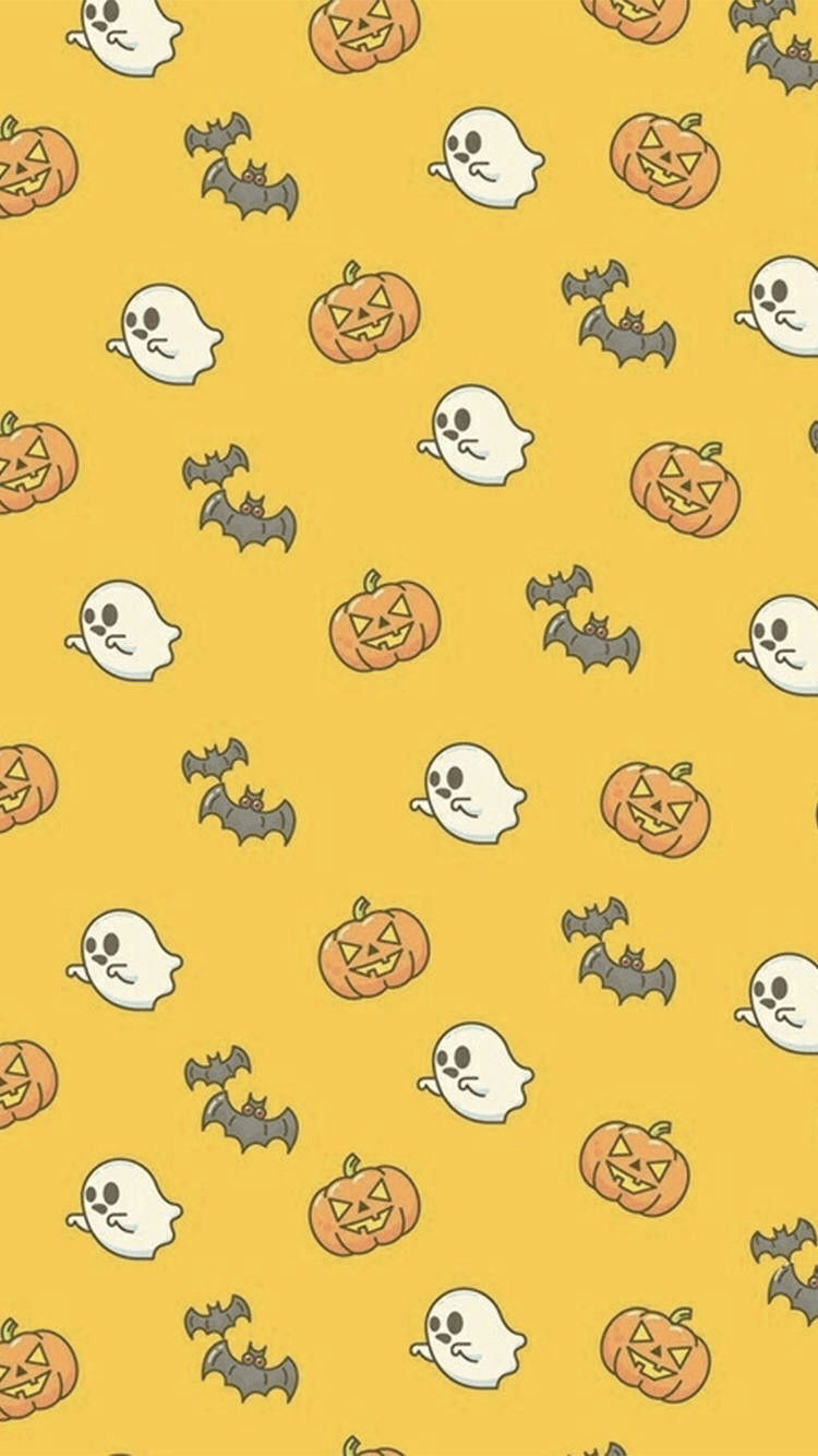 Yellow Halloween Wallpapers Wallpaper Cave
