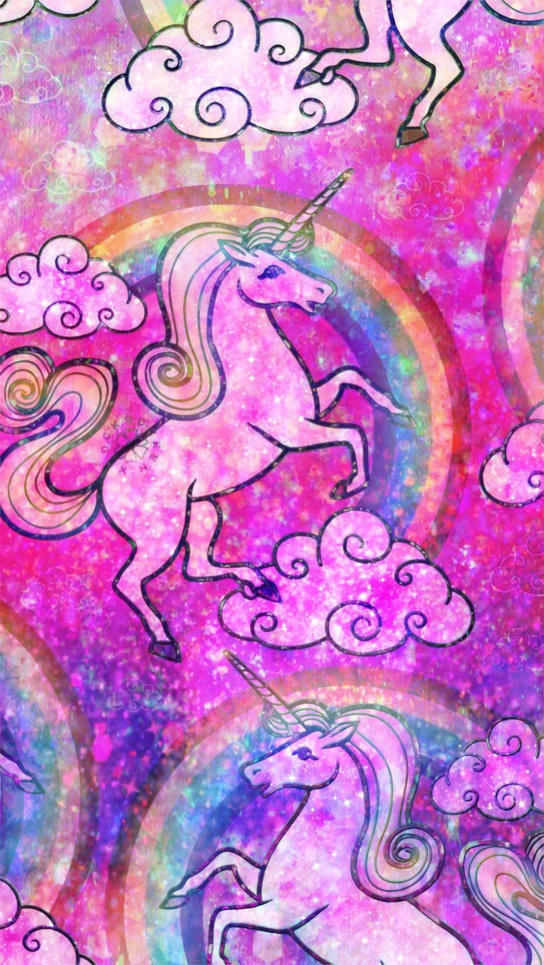 Bright Colours Unicorn Wallpapers Wallpaper Cave
