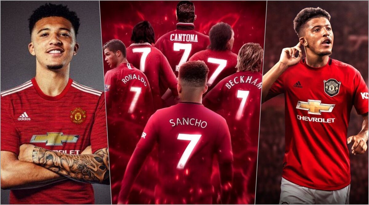 Jadon Sancho Manchester United Wallpapers Wallpaper Cave