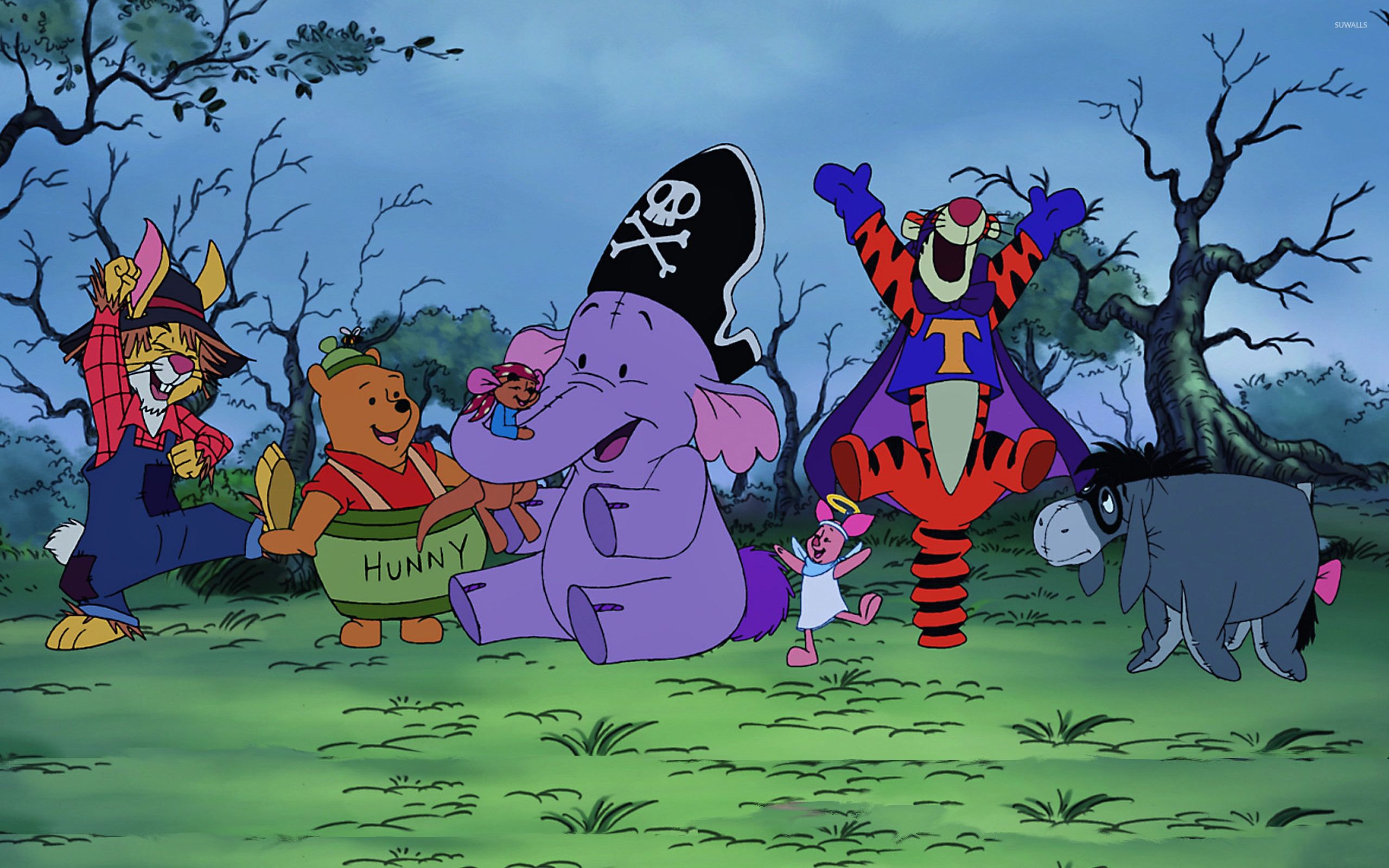 Winnie The Pooh Halloween Wallpapers Wallpaper Cave