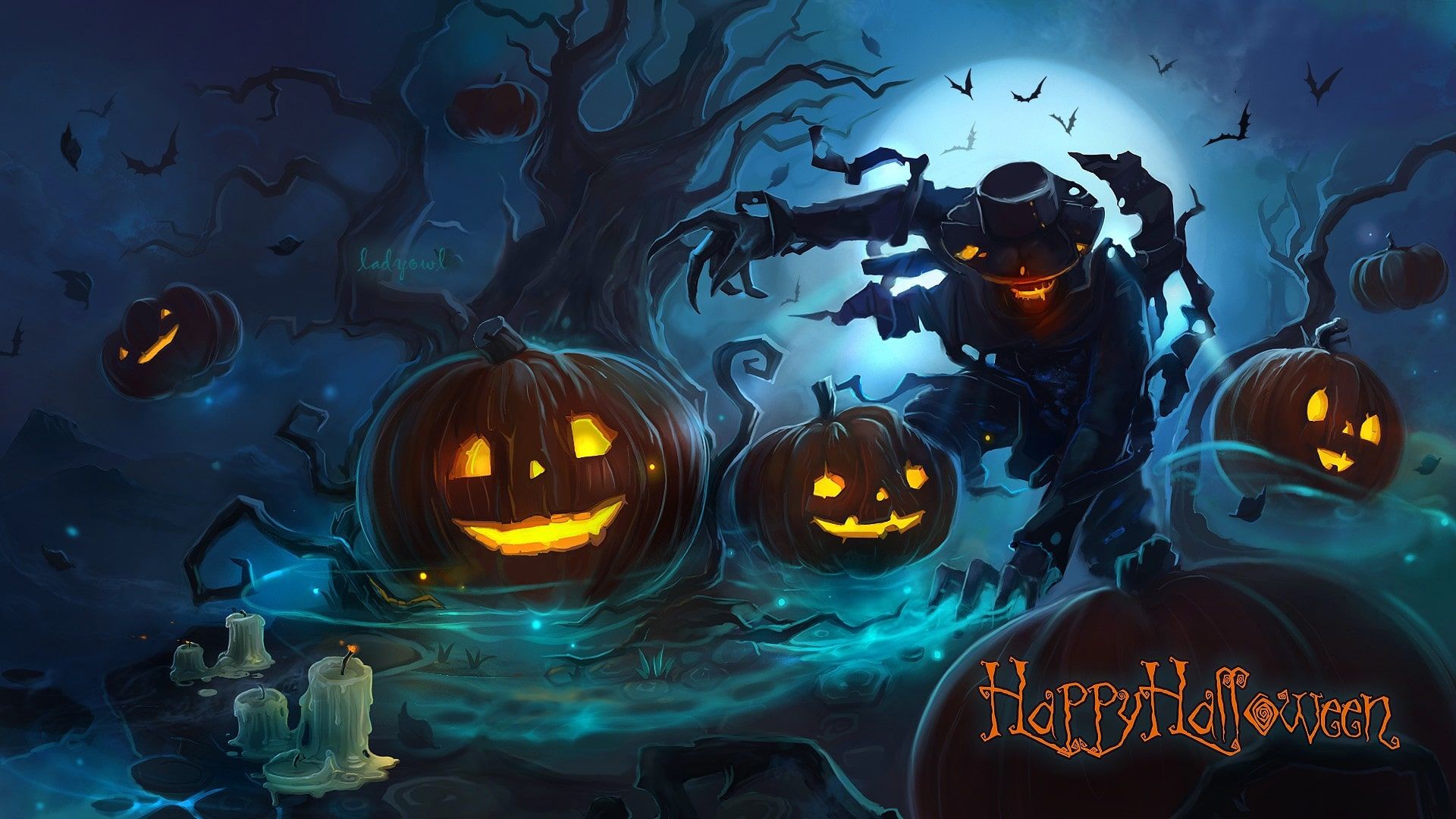 Cool Happy Halloween Wallpapers Wallpaper Cave