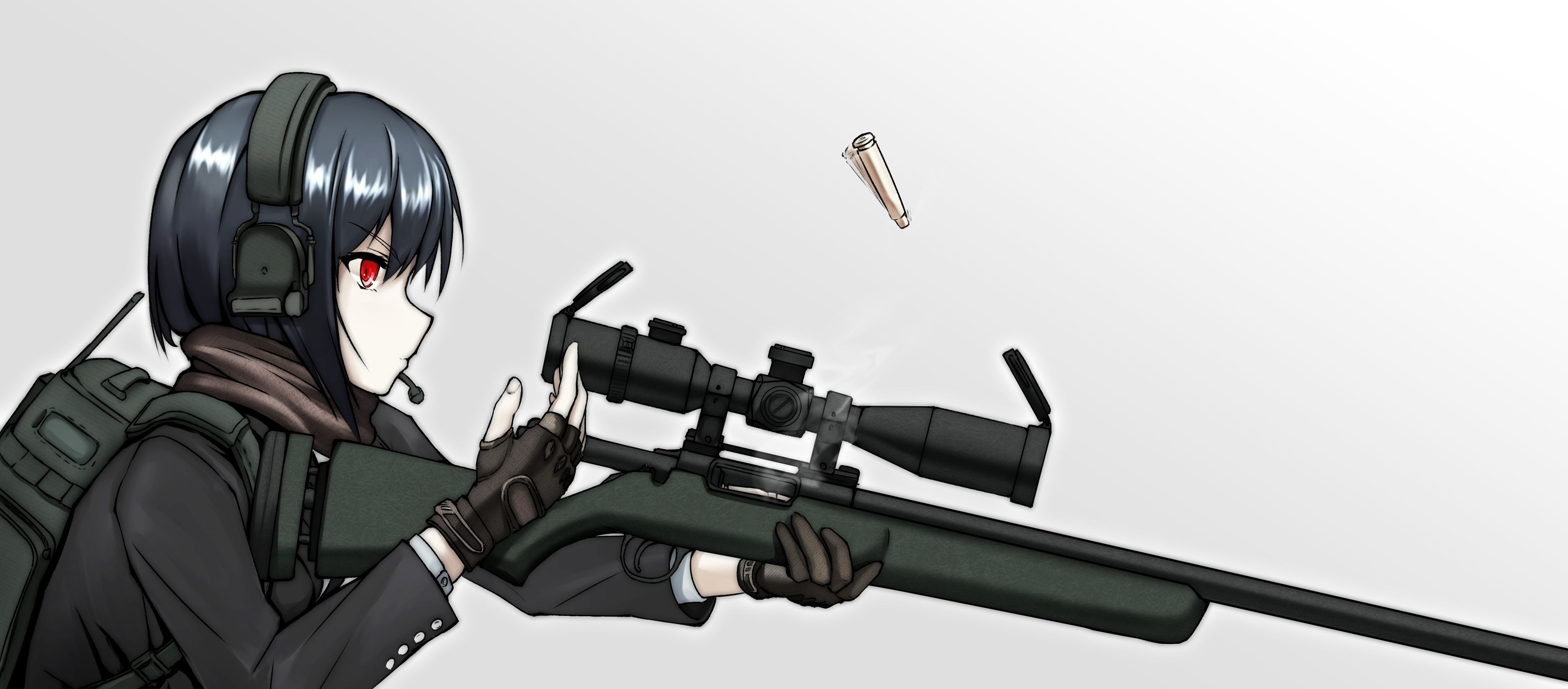 1080X1080 Anime Sniper Girls