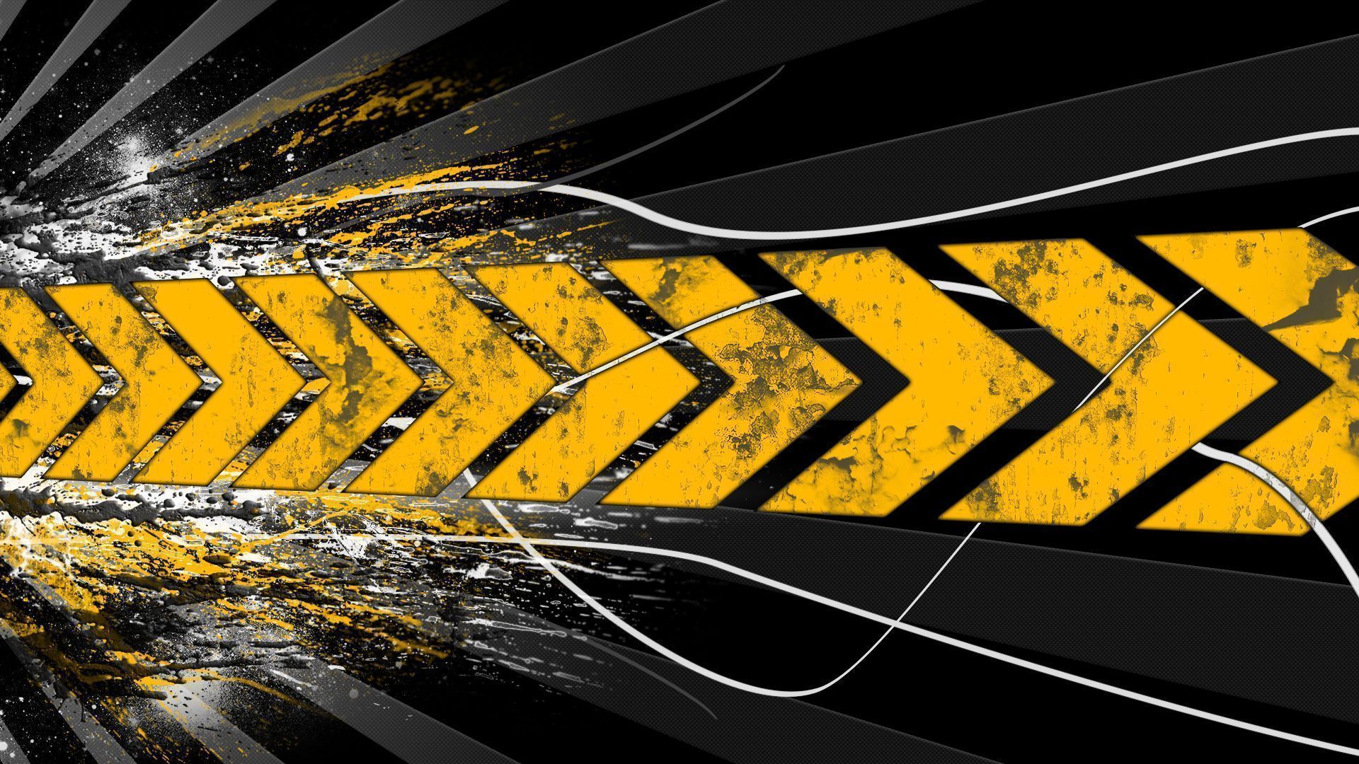 Yellow And Black HD Abstract Wallpapers Wallpaper Cave