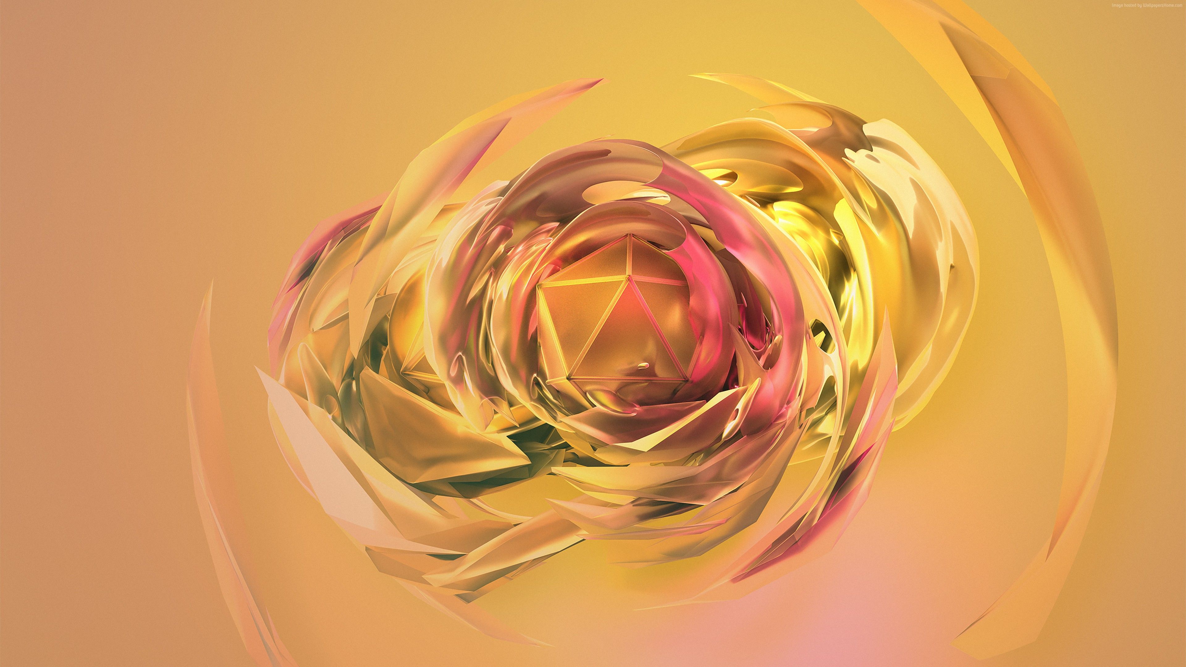 Pink And Yellow HD Abstract Wallpapers Wallpaper Cave