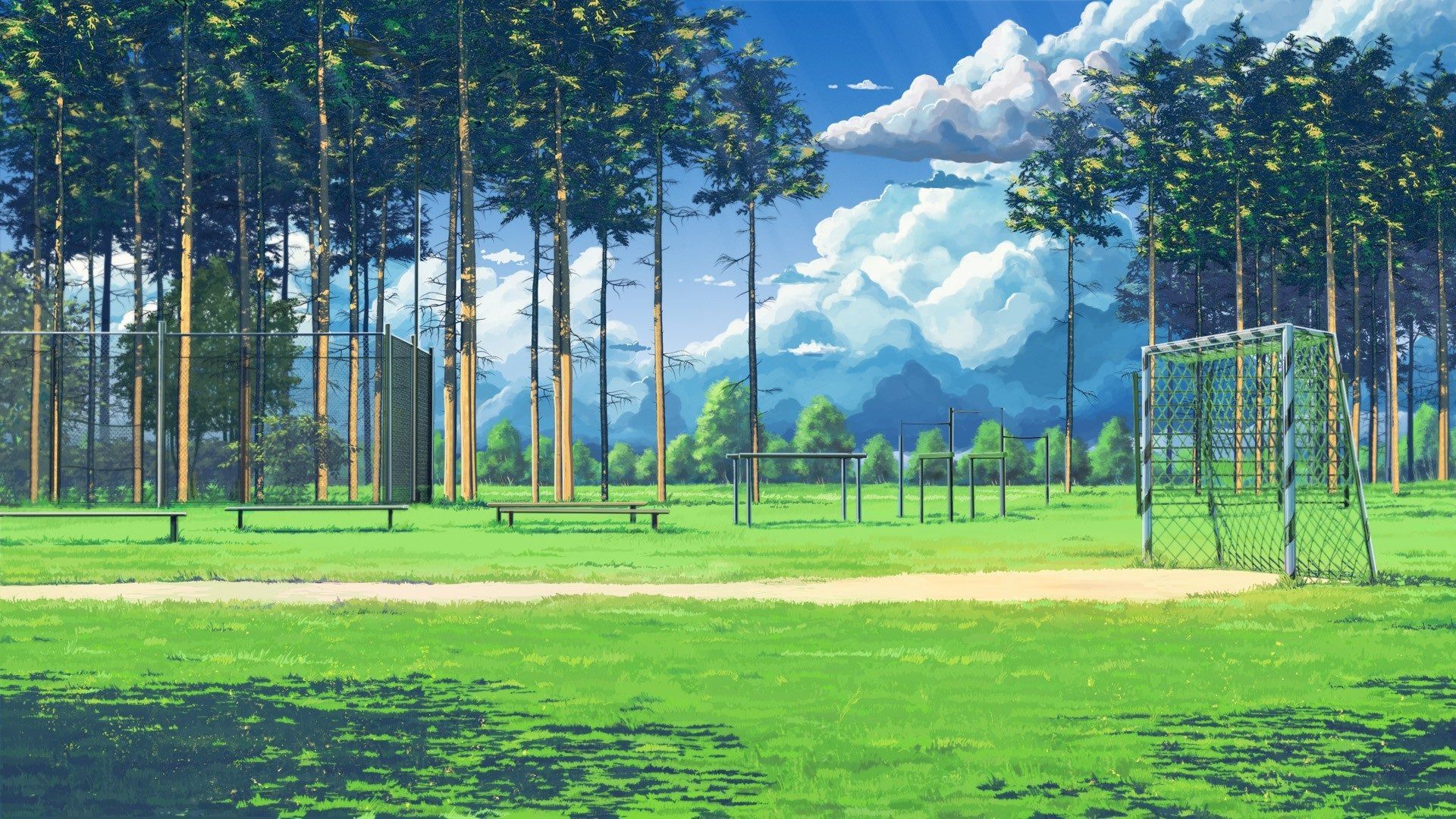 Children Playground Anime Wallpapers Wallpaper Cave