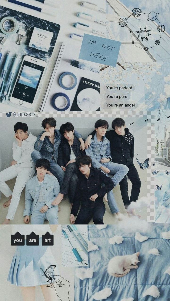 BTS OT7 Aesthetic Wallpapers Wallpaper Cave