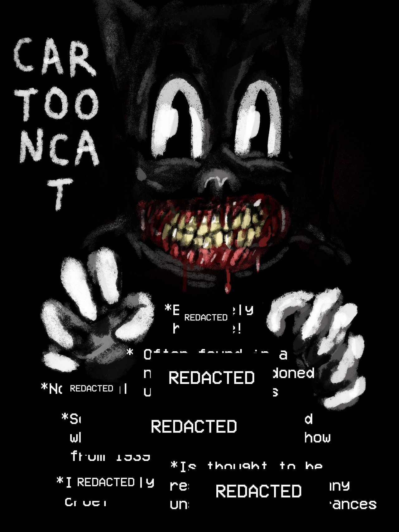 Cartoon Cat Scary Wallpapers Wallpaper Cave