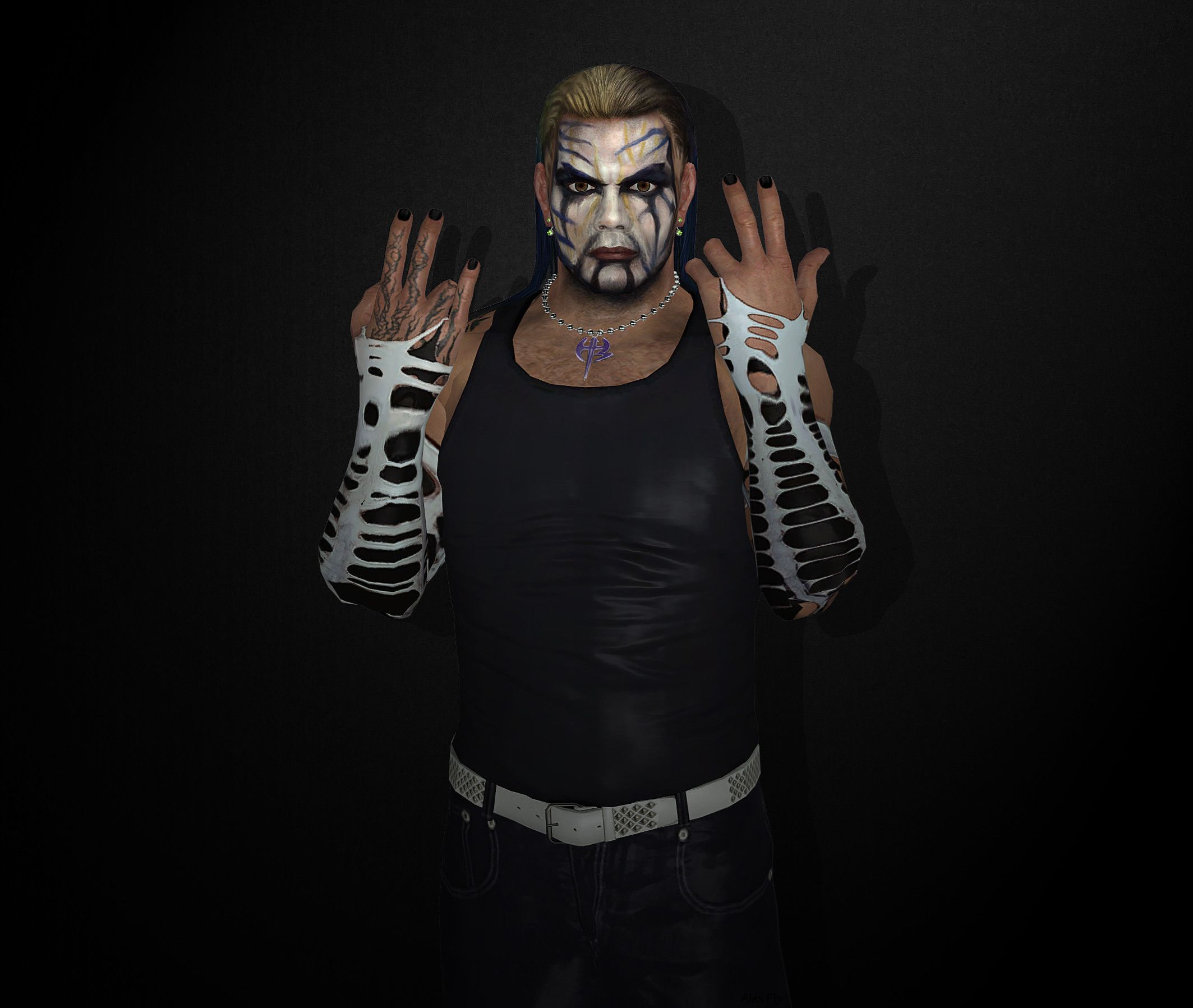 Jeff Hardy Wwe Face Paint