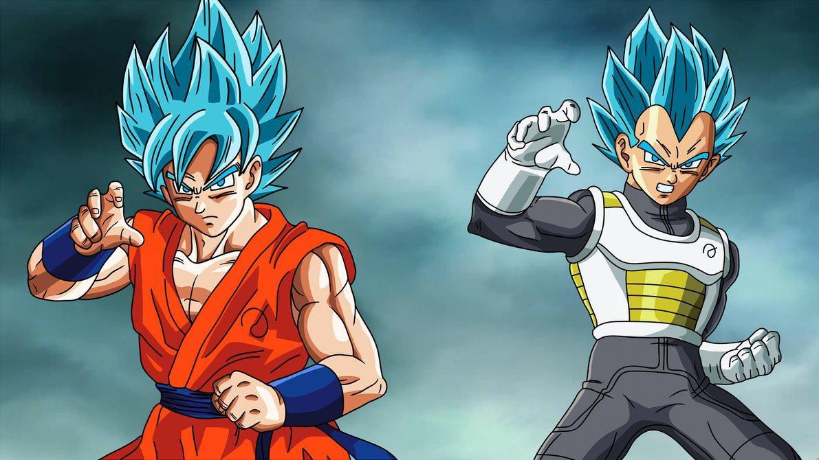 Goku And Vegeta Fighting Wallpapers Wallpaper Cave