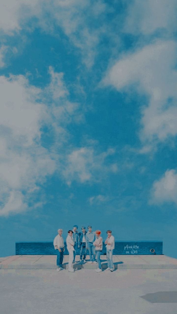 BTS Blue Wallpapers Wallpaper Cave
